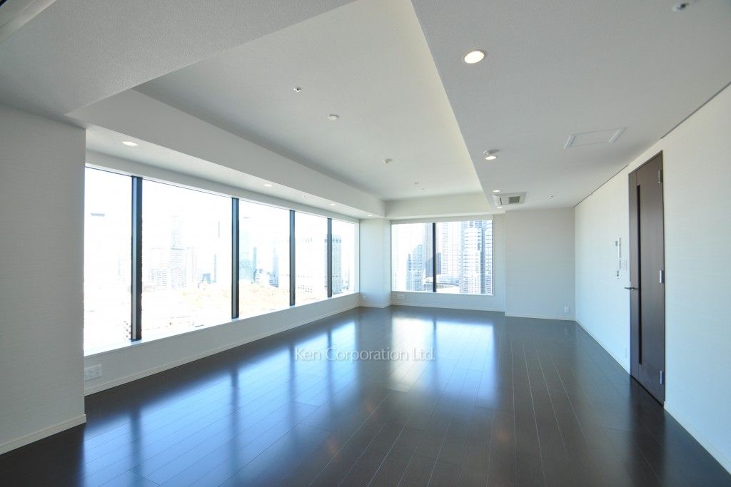 プラティーヌ新宿新都心の写真 居室（LDなど） ※20階の同じ間取タイプを撮影。仕様が異なることがあります。