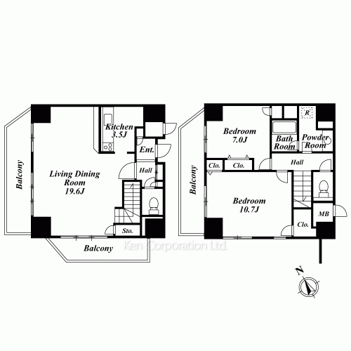 トレステージ目黒の写真 間取り