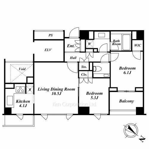 パークハウス中目黒の写真 間取り