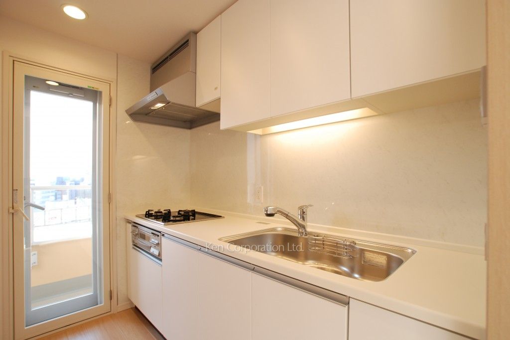 プラウドタワー東五反田の写真 キッチン ※11階の同じ間取タイプを撮影。仕様が異なることがあります。