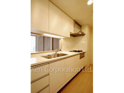 プラウドタワー東五反田の写真 キッチン ※11階の同じ間取タイプを撮影。仕様が異なることがあります。