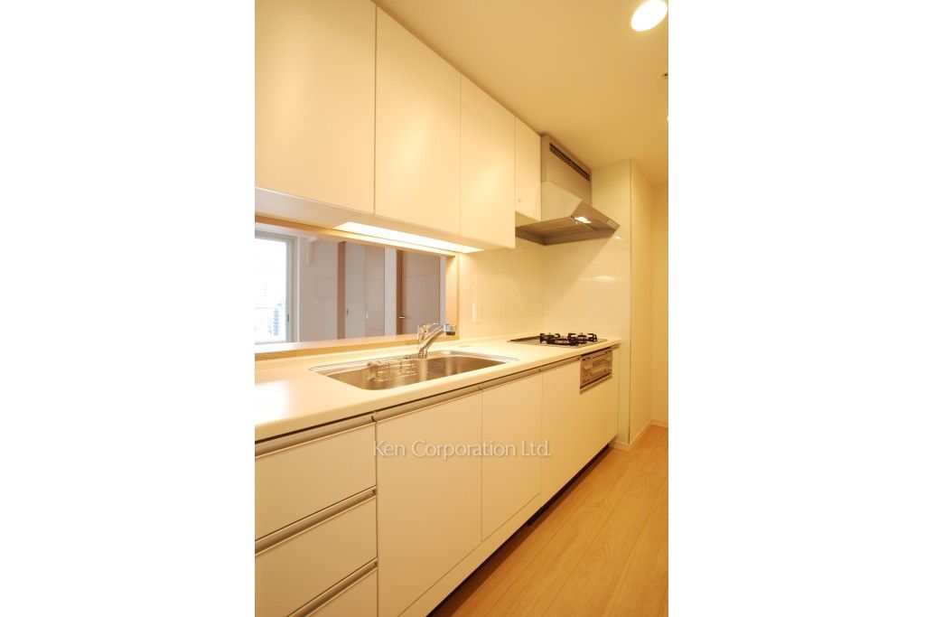 プラウドタワー東五反田の写真 キッチン ※11階の同じ間取タイプを撮影。仕様が異なることがあります。