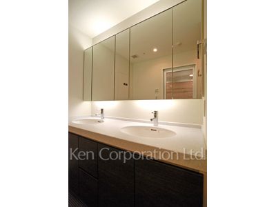 プラティーヌ西新宿の写真 パウダールーム ※14階の同じ間取タイプを撮影。仕様が異なることがあります。