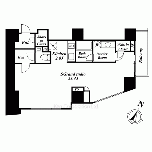 ザ・ベルグレイヴィア麻布の写真 間取り