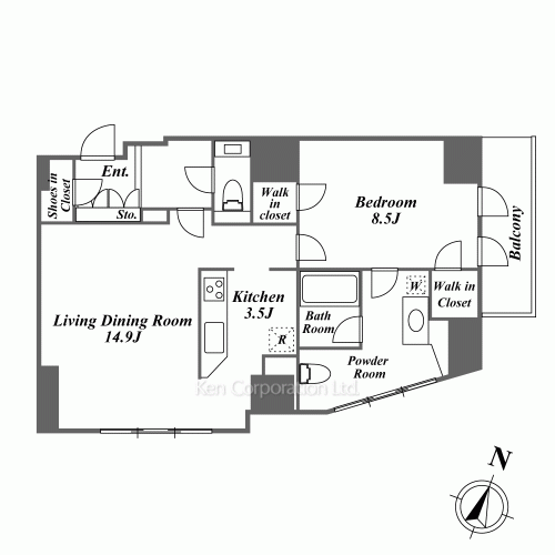 ザ・ベルグレイヴィア麻布の写真 間取り