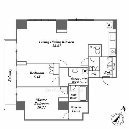 ザ・ベルグレイヴィア麻布の写真 間取り