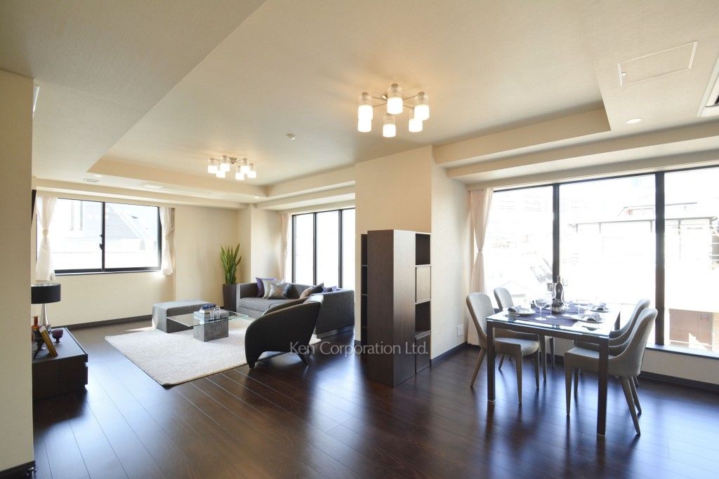 ザ・ベルグレイヴィア麻布の写真 リビングダイニング