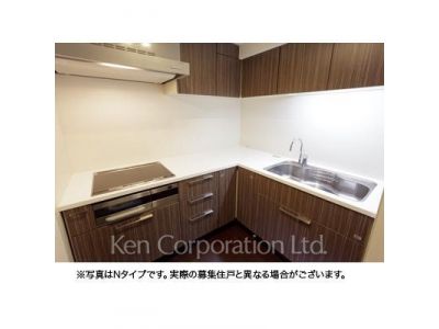 六本木エムケイアートレジデンスの写真 キッチン ※写真・画像は実際と異なる場合がございます。部屋写真は同一タイプのものです。（ただし、画像中にタイプ名の記載がある場合はその記載内容を優先します。）