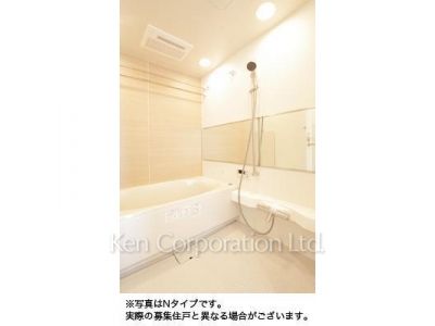 六本木エムケイアートレジデンスの写真 バスルーム ※写真・画像は実際と異なる場合がございます。部屋写真は同一タイプのものです。（ただし、画像中にタイプ名の記載がある場合はその記載内容を優先します。）