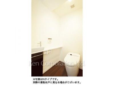 六本木エムケイアートレジデンスの写真 トイレ ※写真・画像は実際と異なる場合がございます。部屋写真は同一タイプのものです。（ただし、画像中にタイプ名の記載がある場合はその記載内容を優先します。）