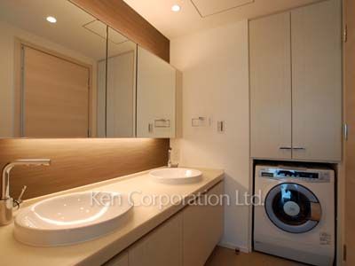 パウダールーム ※28階の同じ間取タイプを撮影。仕様が異なることがあります。