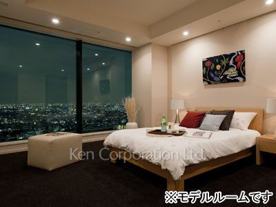 ベッドルーム ※25階の同じ間取タイプを撮影。仕様が異なることがあります。