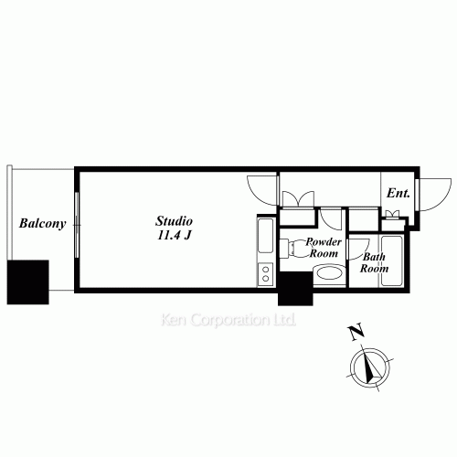 六本木ヒルズレジデンスの写真 間取り