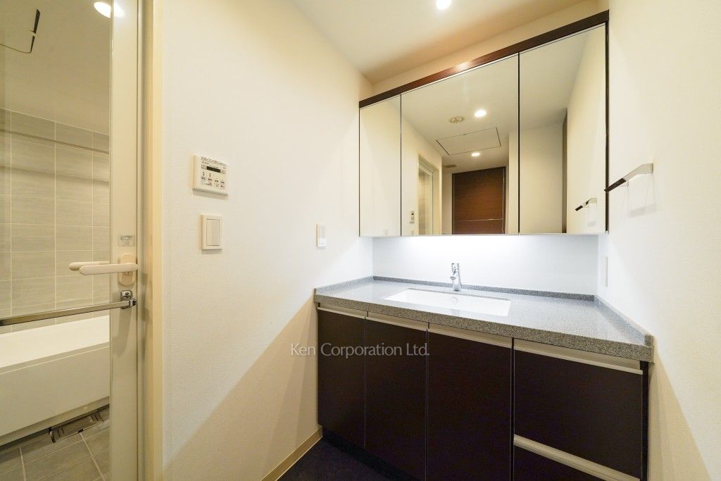 セントラルパークタワー ラ・トゥール新宿の写真 パウダールーム ※21階の同じ間取タイプを撮影。仕様が異なることがあります。