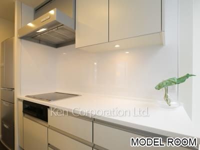 セントラルパークタワー ラ・トゥール新宿の写真 キッチン※MODEL ROOM ※22階の同じ間取タイプを撮影。仕様が異なることがあります。