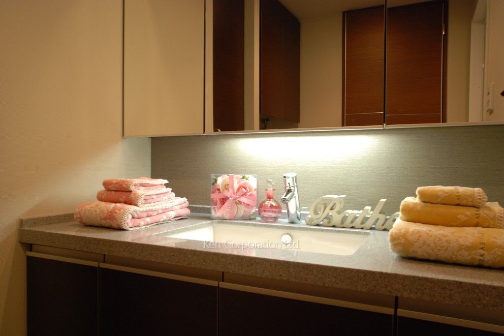 セントラルパークタワー ラ・トゥール新宿の写真 パウダールーム ※21階の同じ間取タイプを撮影。仕様が異なることがあります。