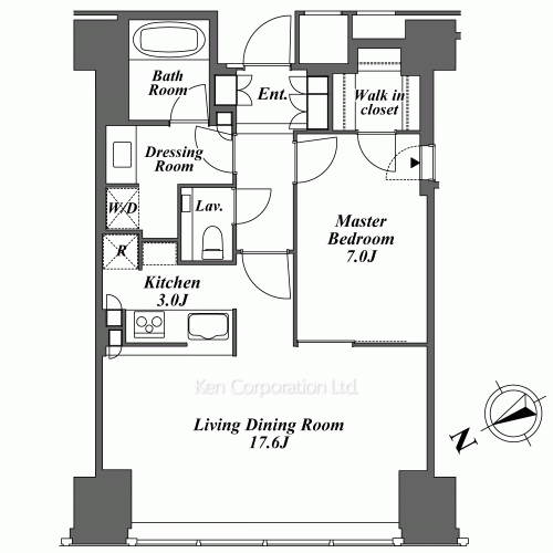 セントラルパークタワー ラ・トゥール新宿の写真 間取り