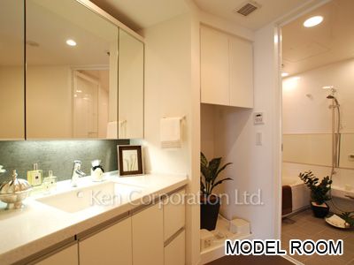 パウダールーム ※22階の同じ間取タイプを撮影。仕様が異なることがあります。