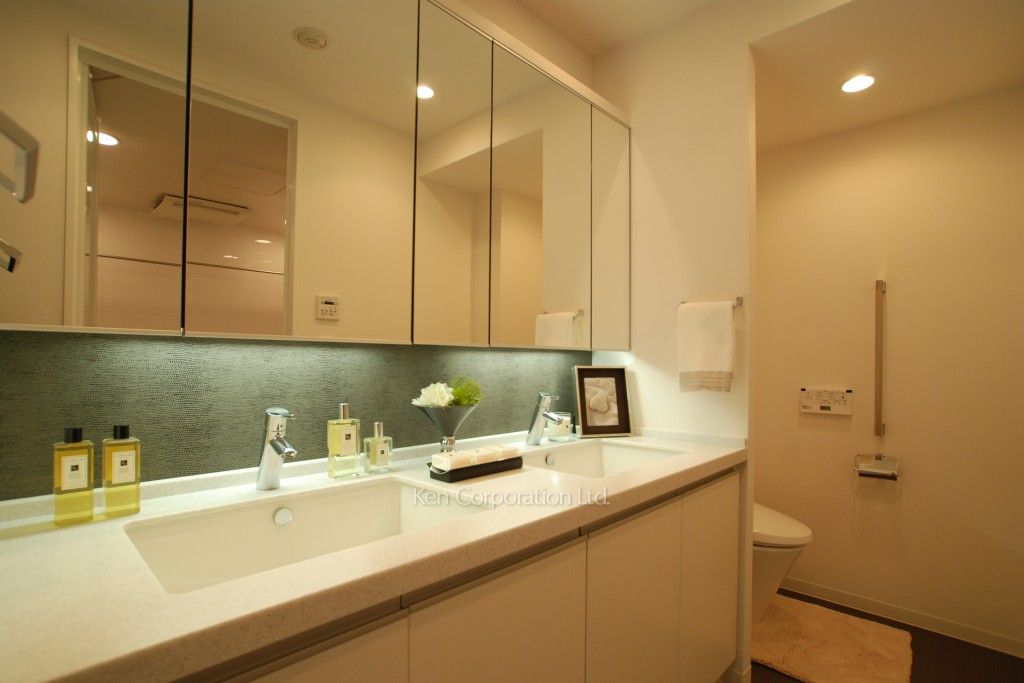 セントラルパークタワー ラ・トゥール新宿の写真 パウダールーム ※22階の同じ間取タイプを撮影。仕様が異なることがあります。