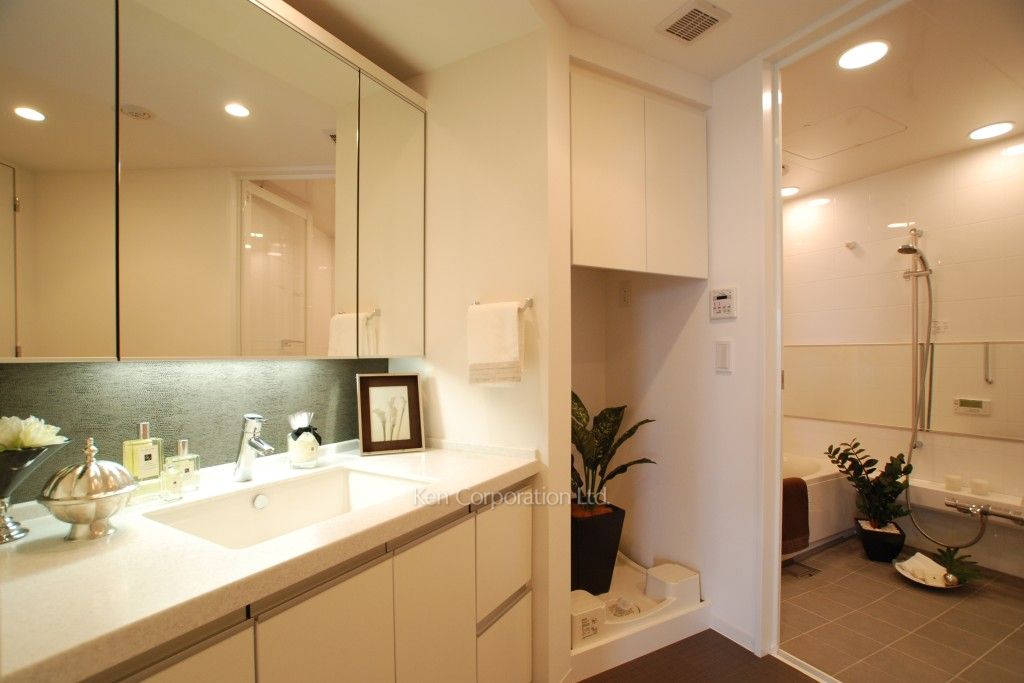 セントラルパークタワー ラ・トゥール新宿の写真 パウダールーム ※22階の同じ間取タイプを撮影。仕様が異なることがあります。