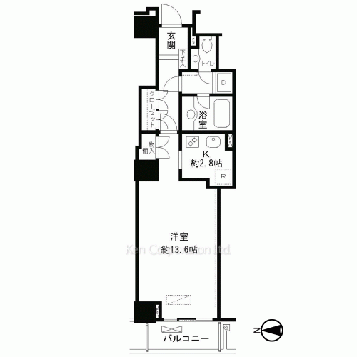 恵比寿ガーデンテラス弐番館の写真 間取り