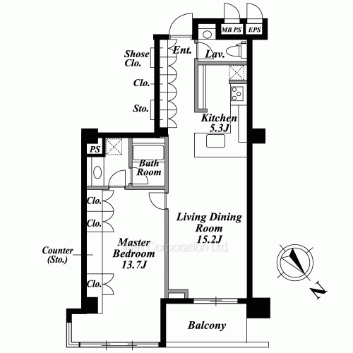東京ミッドタウン・レジデンシィズの写真 間取り