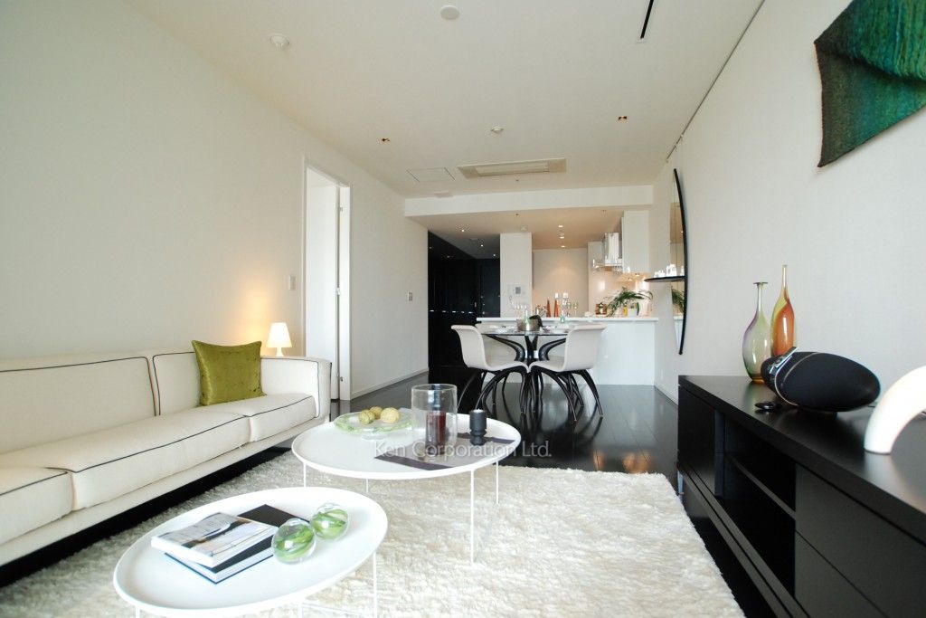 東京ミッドタウン・レジデンシィズの写真 リビングダイニング ※22階の同じ間取タイプを撮影。仕様が異なることがあります。