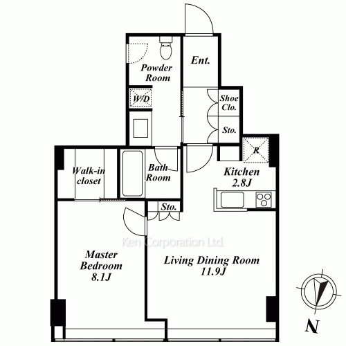 ラ・トゥール渋谷の写真 間取り