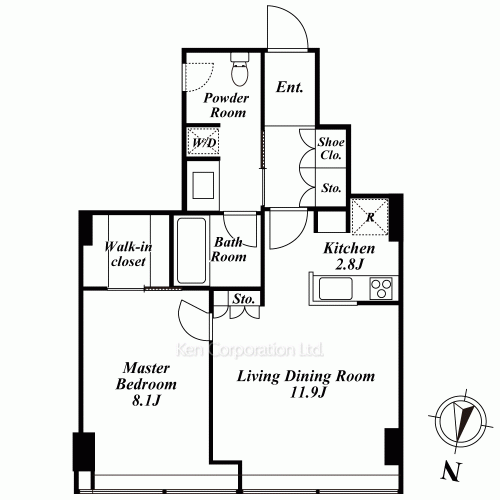 ラ・トゥール渋谷の写真 間取り