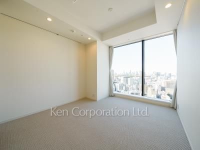 ラ・トゥール渋谷の写真 マスターベッドルーム ※18階の同じ間取タイプを撮影。仕様が異なることがあります。