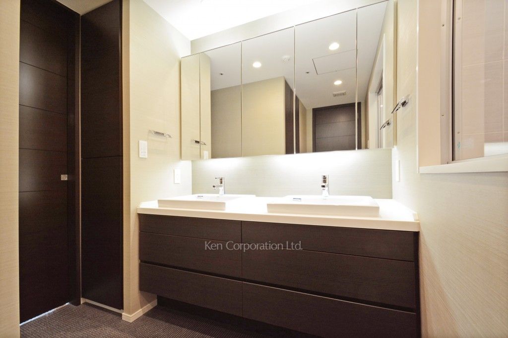 ラ・トゥール渋谷の写真 パウダールーム ※13階の同じ間取タイプを撮影。仕様が異なることがあります。