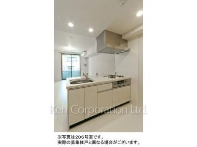 パークリュクス初台の写真 キッチン ※写真・画像は実際と異なる場合がございます。部屋写真は同一タイプのものです。（ただし、画像中にタイプ名の記載がある場合はその記載内容を優先します。）