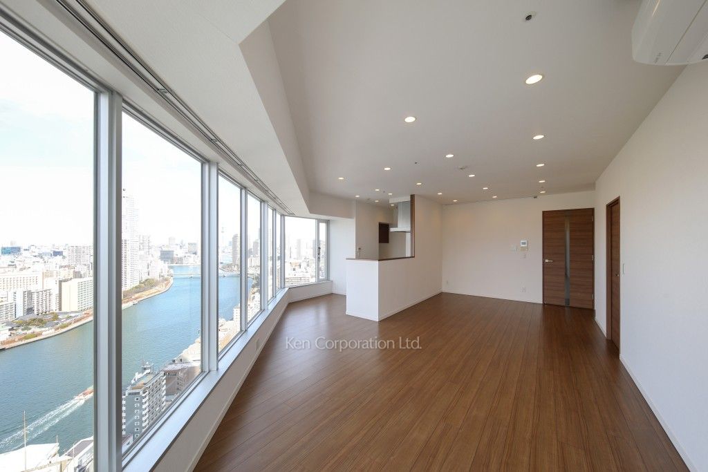 Brillia ist Tower 勝どきの写真 居室（LDなど） ※28階の同じ間取タイプを撮影。仕様が異なることがあります。