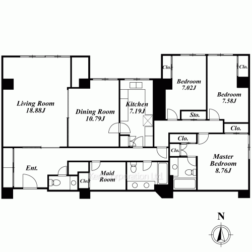 ホーマットウエストの写真 間取り