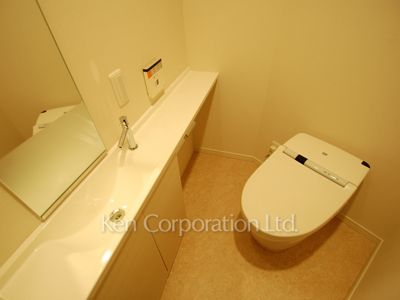 MOMENTO SHIODOMEの写真 トイレ ※19階の同じ間取タイプを撮影。仕様が異なることがあります。