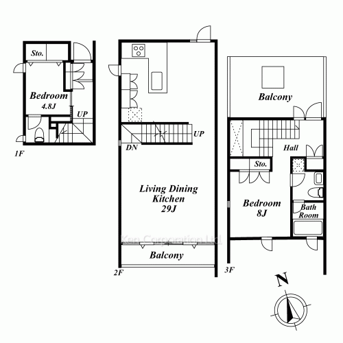 広尾ハウスの写真 間取り