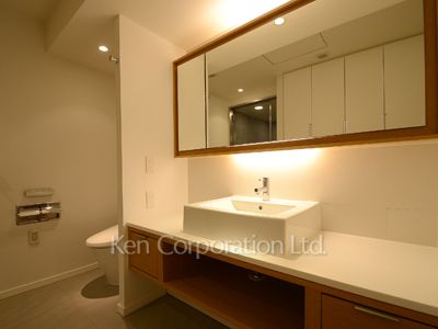 パークアクシス青山一丁目タワーの写真 パウダールーム ※17階の同じ間取タイプを撮影。仕様が異なることがあります。