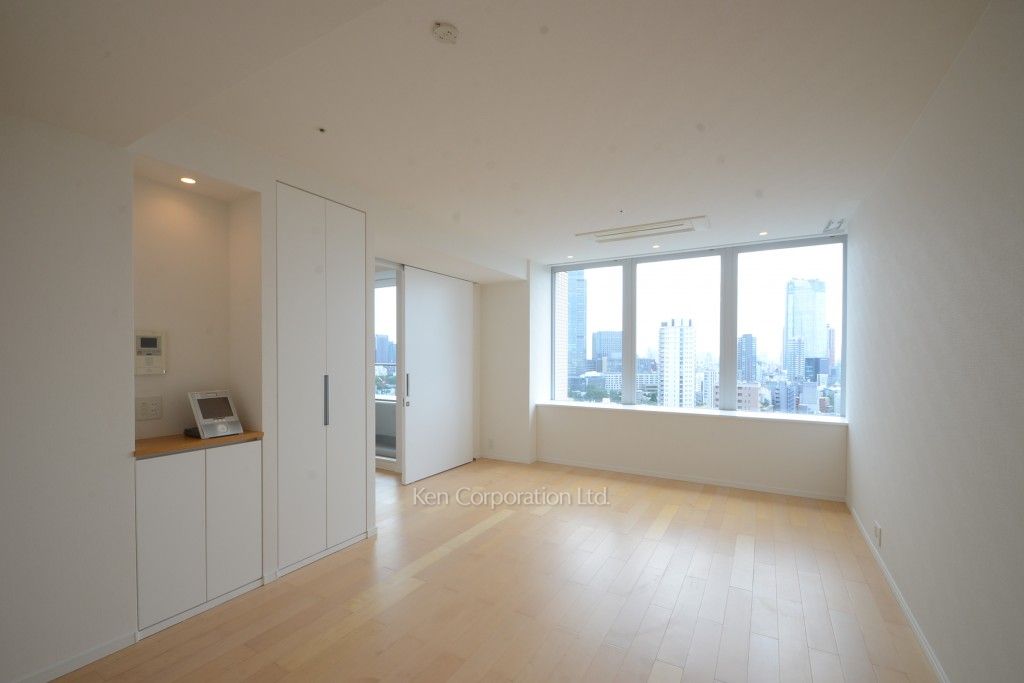 パークアクシス青山一丁目タワーの写真 リビングダイニング ※17階の同じ間取タイプを撮影。仕様が異なることがあります。