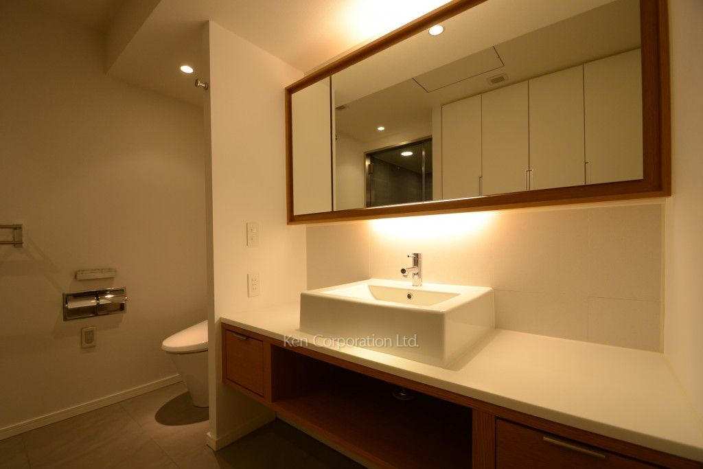 パークアクシス青山一丁目タワーの写真 パウダールーム ※17階の同じ間取タイプを撮影。仕様が異なることがあります。