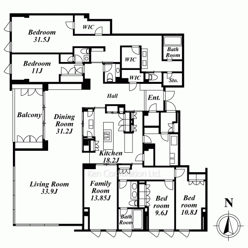 HIROO 9-20の写真 間取り