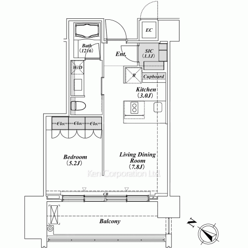 THE ROPPONGI TOKYO SUPERIOR RESIDENCEの写真 間取り
