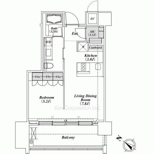 THE ROPPONGI TOKYO SUPERIOR RESIDENCEの写真 間取り