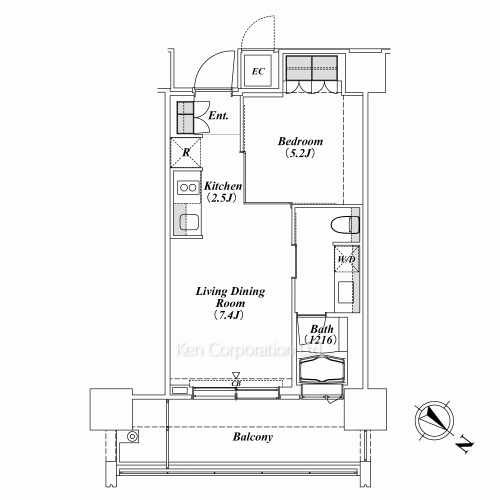 THE ROPPONGI TOKYO SUPERIOR RESIDENCEの写真 間取り