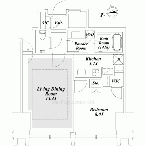 ラ・トゥール新宿グランドの写真 間取り