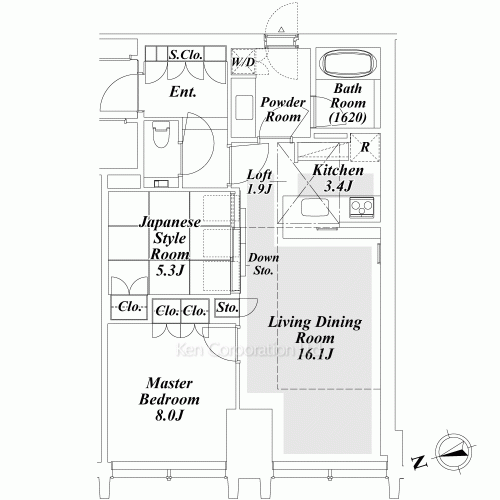 ラ・トゥール新宿グランドの写真 間取り