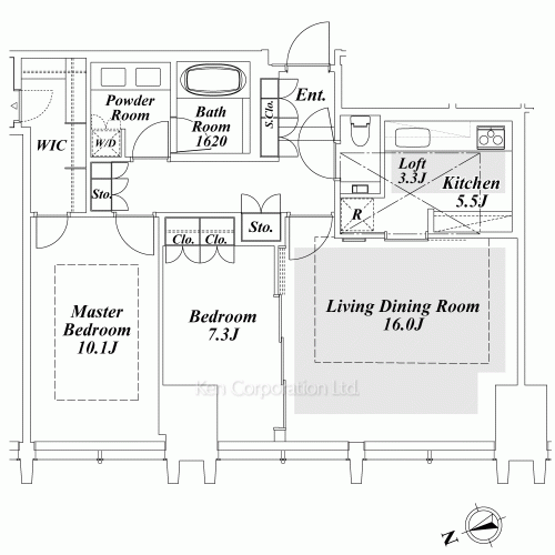 ラ・トゥール新宿グランドの写真 間取り
