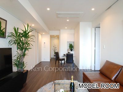 パークアクシス御成門の写真 リビングダイニング ※18階の同じ間取タイプを撮影。仕様が異なることがあります。