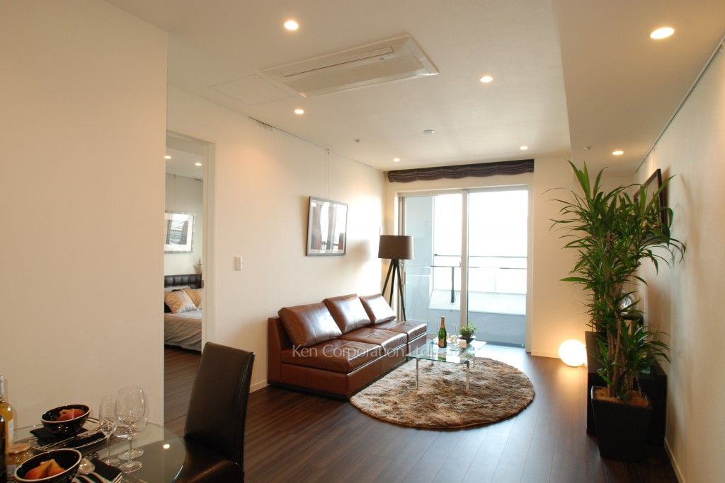 パークアクシス御成門の写真 リビングダイニング ※18階の同じ間取タイプを撮影。仕様が異なることがあります。