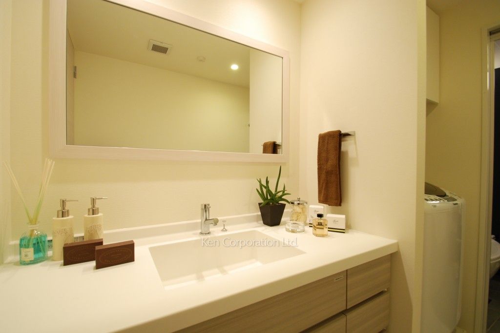 パークアクシス御成門の写真 パウダールーム ※18階の同じ間取タイプを撮影。仕様が異なることがあります。