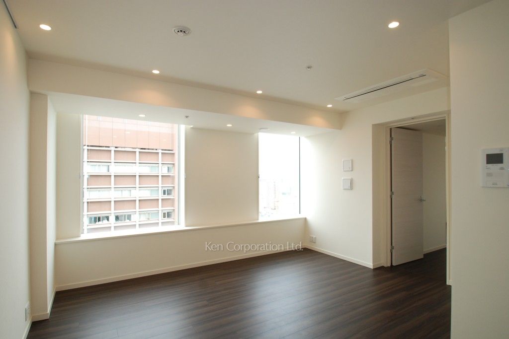 パークアクシス御成門の写真 居室（LDなど） ※20階の同じ間取タイプを撮影。仕様が異なることがあります。